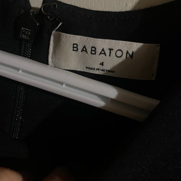 Aritzia Babaton Miguel dress (black) size 4 - Picture 3 of 3